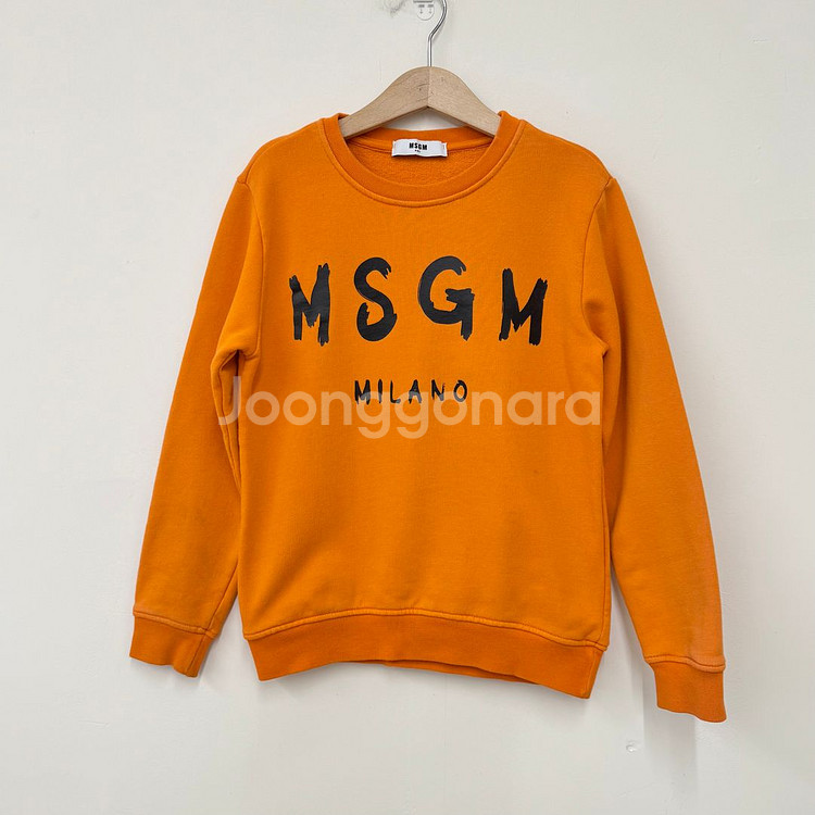 MSGM 키즈 밀라노 맨투맨 8a--0