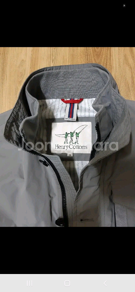 헨리코튼 야상자켓 점퍼 매장정품--2