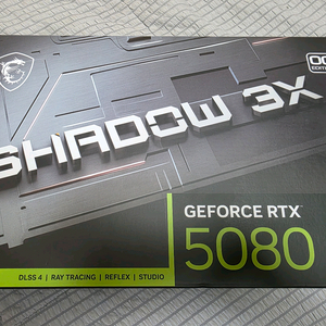 MSI 지포스 RTX5080 쉐도우 3X OC D7