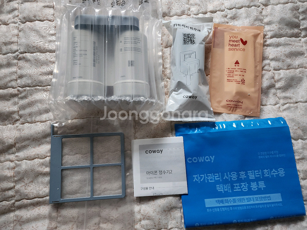 코웨이 아이콘 정수기 필터 7인치 12개월--3
