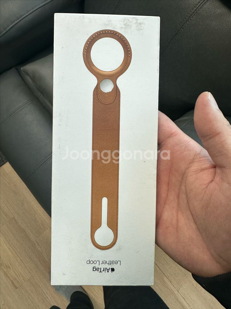 애플 레더루프 에어태그 새제품--0