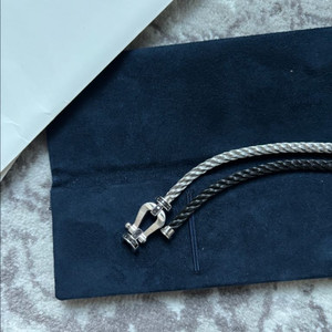 FRED 프레드 포스텐 화이트골드 라지 팔찌