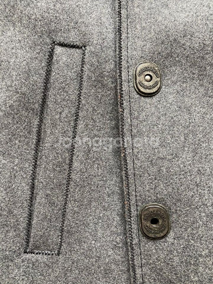 디스퀘어드 DSQUARED 캡틴 제독 코트 해군 피코트--5