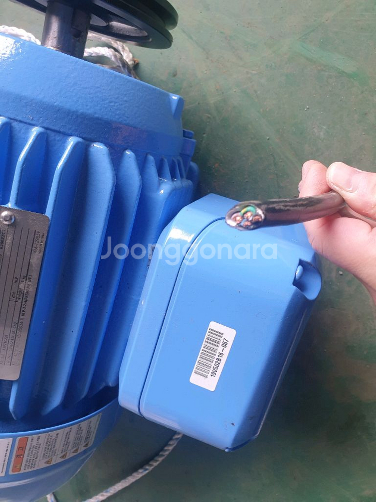 현대일렉트릭 모터 2.2KW(3HP) 4P 220/38--5