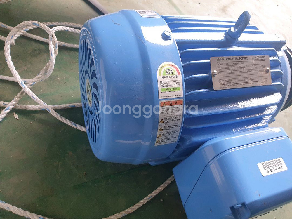 현대일렉트릭 모터 2.2KW(3HP) 4P 220/38--3