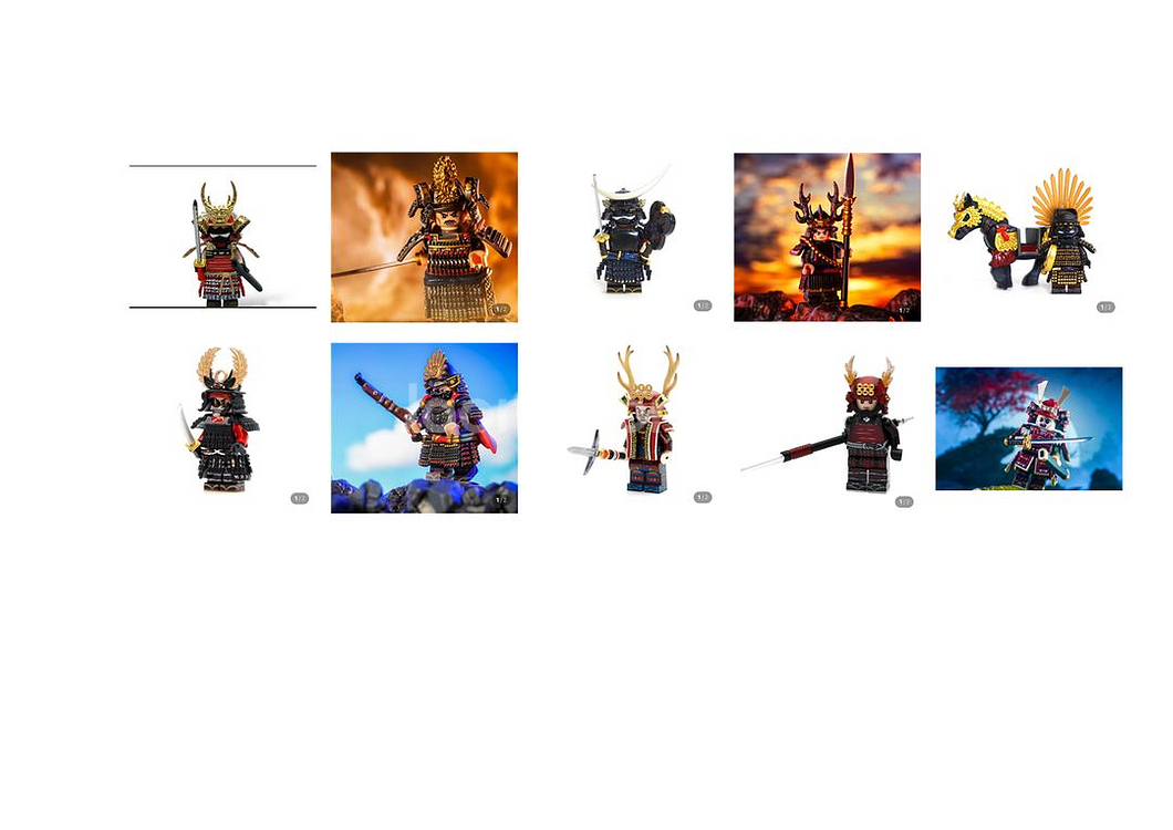 MF레고커스텀 사무라이 일괄판매--0