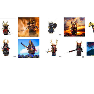 MF레고커스텀 사무라이 일괄판매