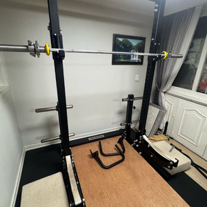 에프몬스터 하프랙 원판거치대 + 풀업바