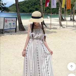 여름 휴양지 여행룩 (여자 롱원피스)