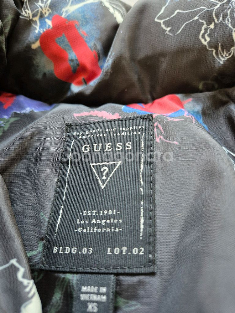 게스 구스다운점퍼 새상품수준--2