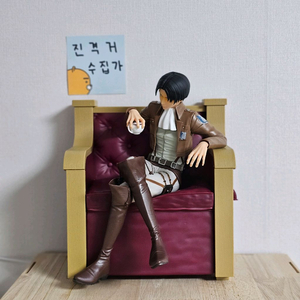 진격의거인 리바이 팝콘통 유니버셜 USJ 콜라보 피규어