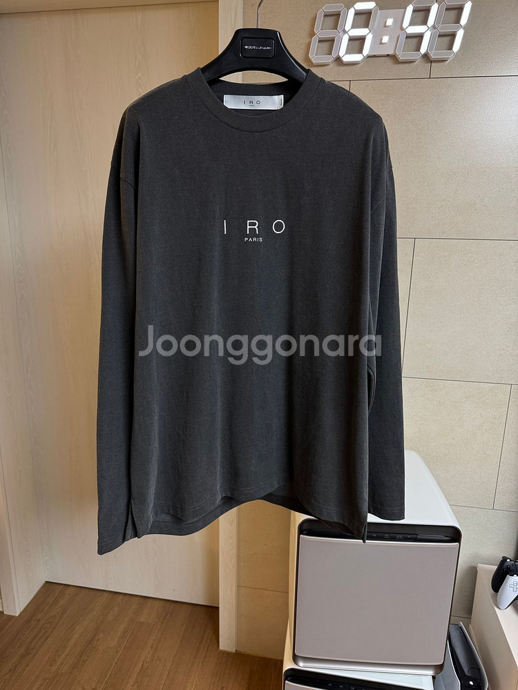[새제품] IRO PARIS 이로맨 그레이 티셔츠--0