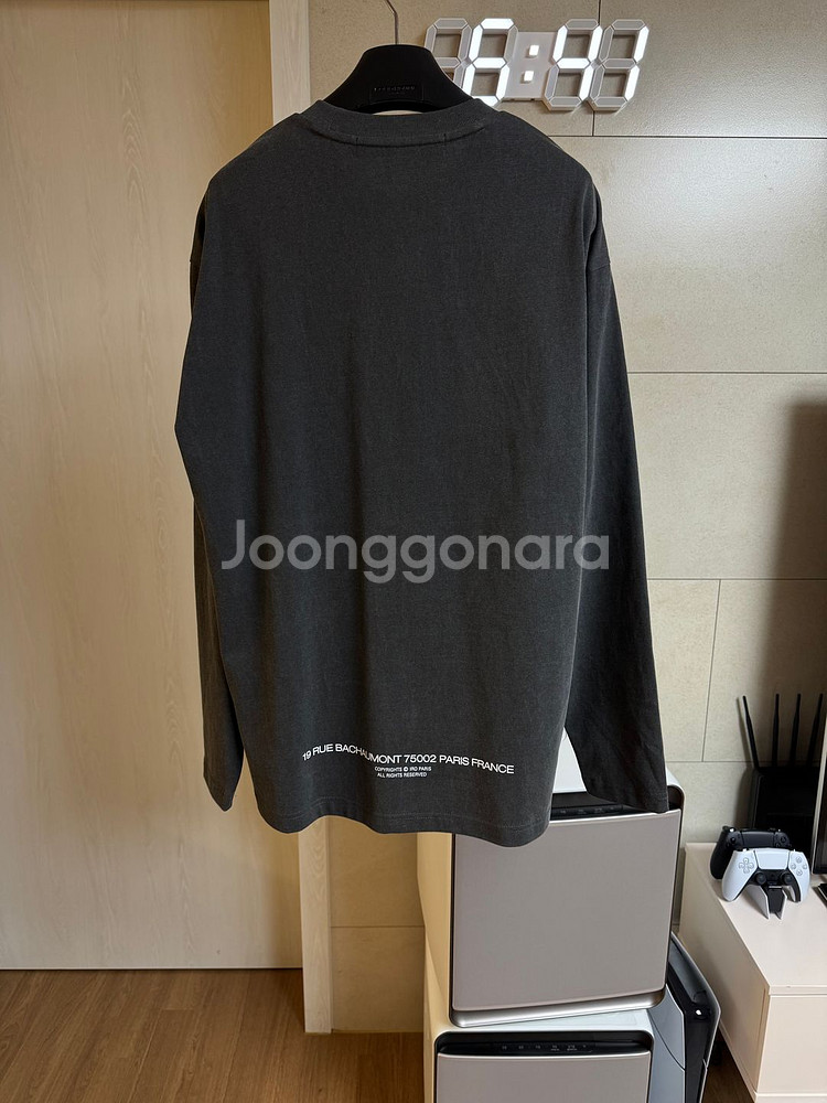 [새제품] IRO PARIS 이로맨 그레이 티셔츠--1