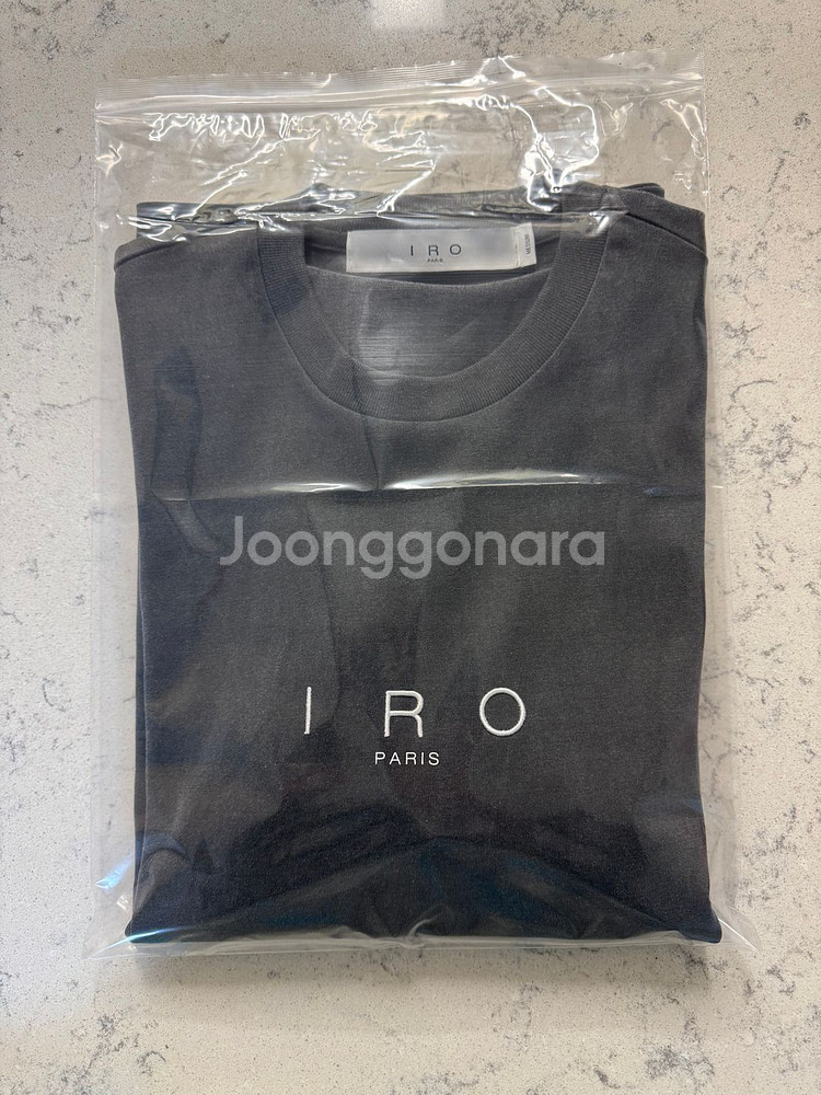 [새제품] IRO PARIS 이로맨 그레이 티셔츠--4