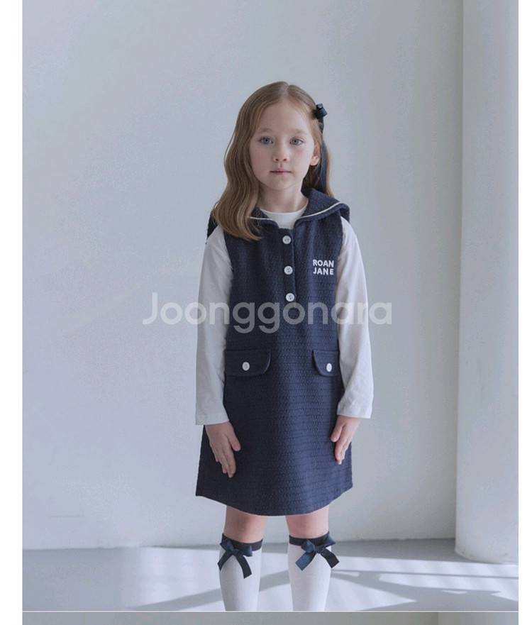 로아앤제인 트위드 원피스 130--0