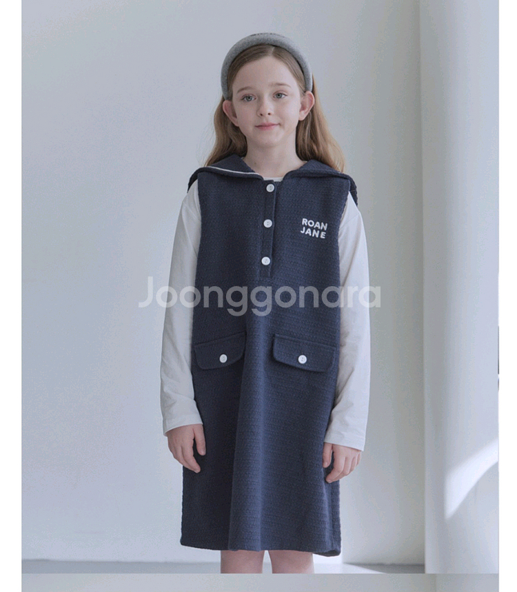 로아앤제인 트위드 원피스 130--5