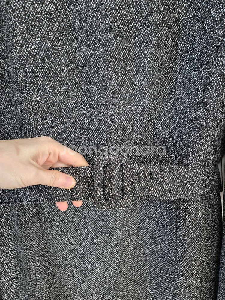 모조에스핀 레이스 트위드원피스--3