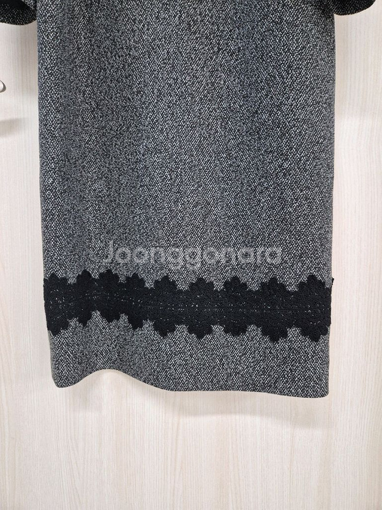 모조에스핀 레이스 트위드원피스--2