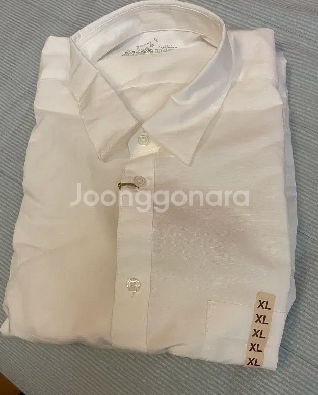 무인양품 남성 햄프코튼혼방 긴소매셔츠 XL--0