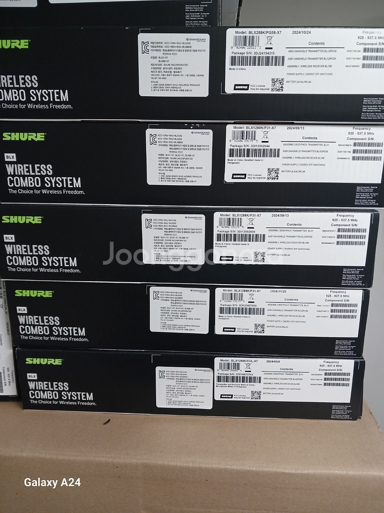 슈어무선마이크 BLX1288/PGA31 판매합니다--0