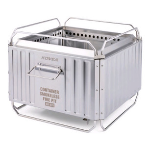 코베아 컨테이너 화로대 이중연소