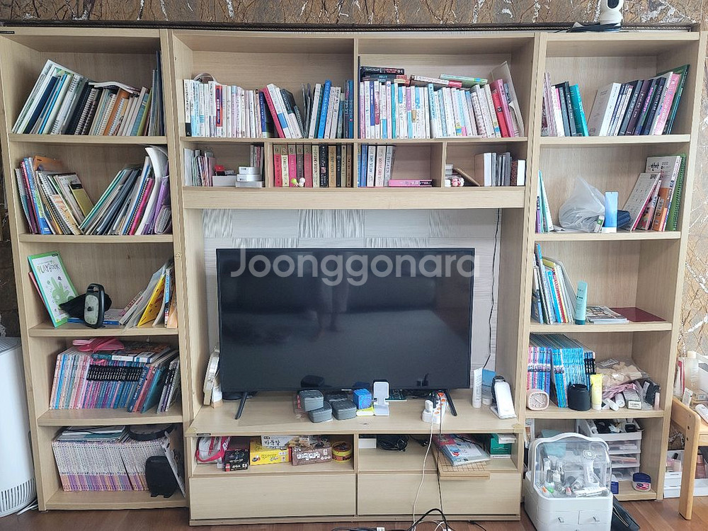 한샘인테리어 거실장 세트--0