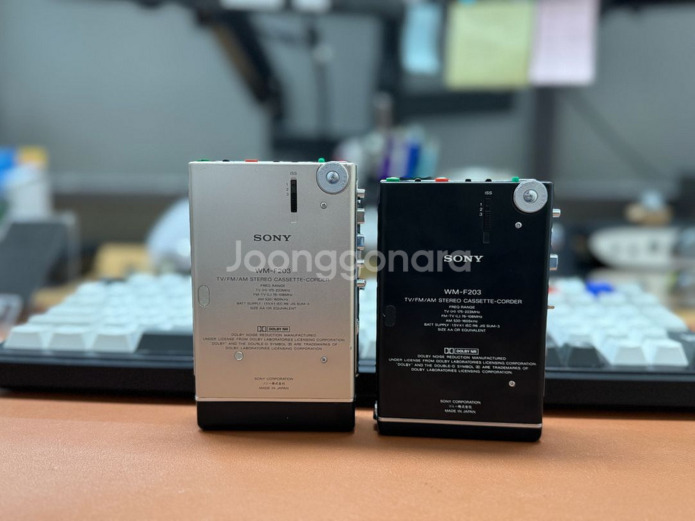 SONY 워크맨 WM-F203 (골드)--1