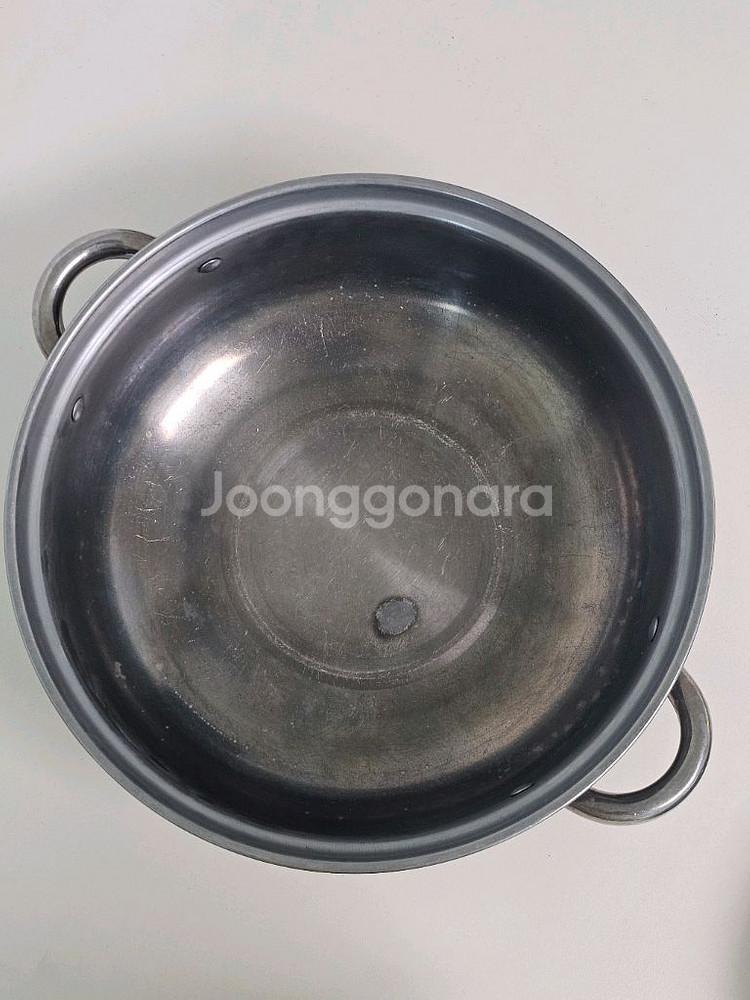 28cm 이녹스프랑 스텐 찜기 찜솥 찜냄비--2