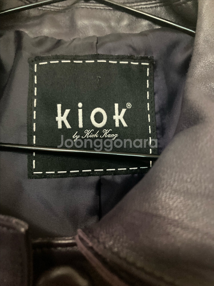 기옥 kiok by Kiok Kang 가죽 자켓--1