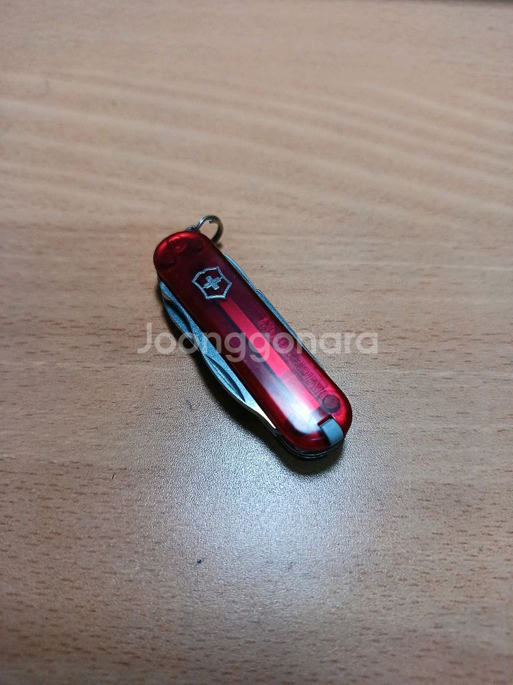 빅토리녹스(SAK) 키체인 멀티툴 매니저 투명레드--0