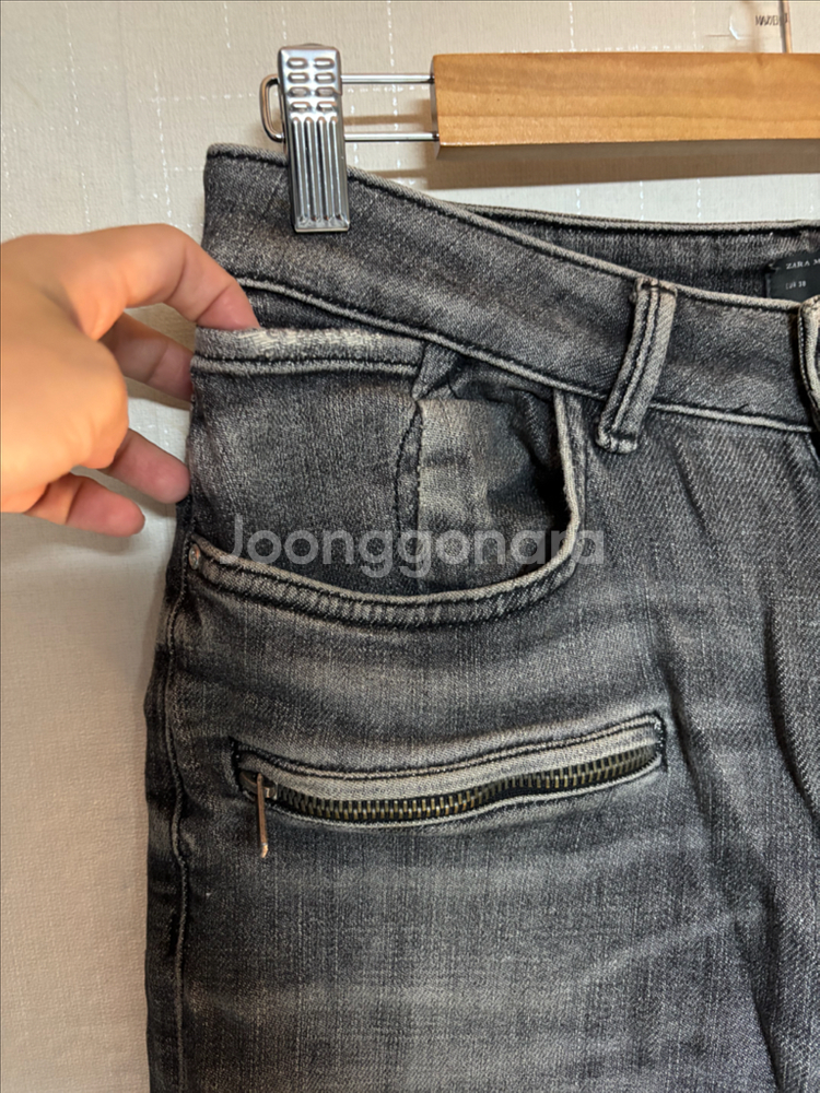 자라맨 빈티지 데님 팬츠--2