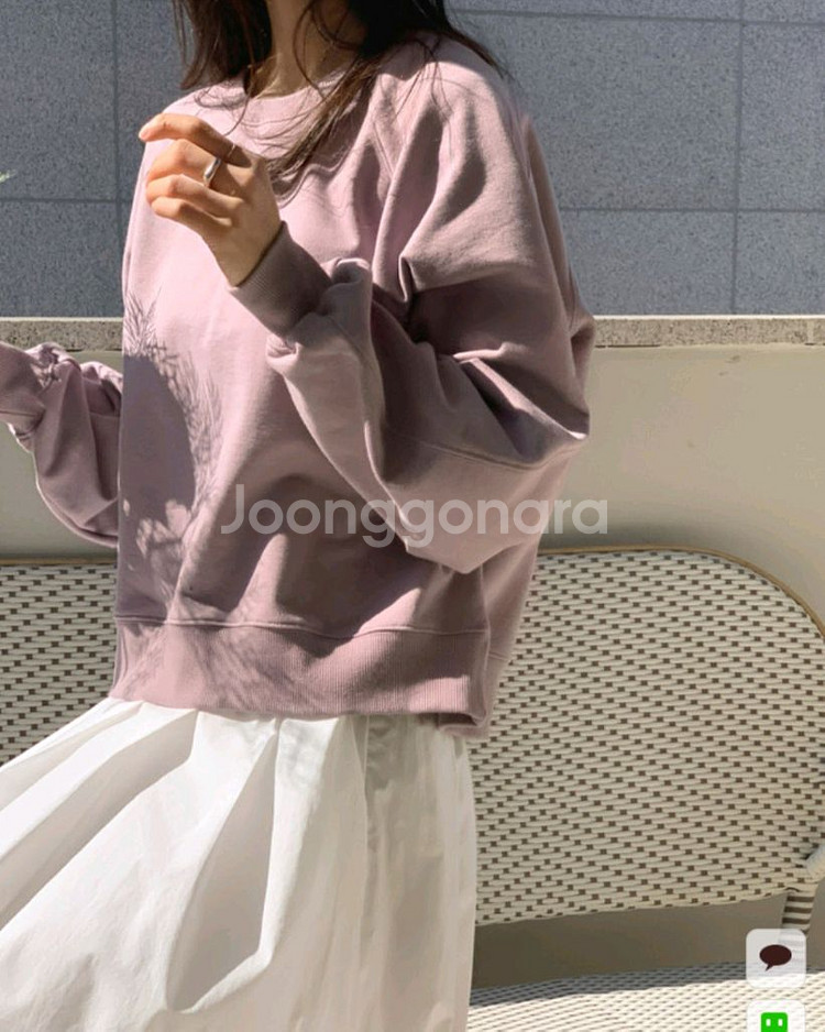 98도씨 OAT 맨투맨 포그라벤더--6