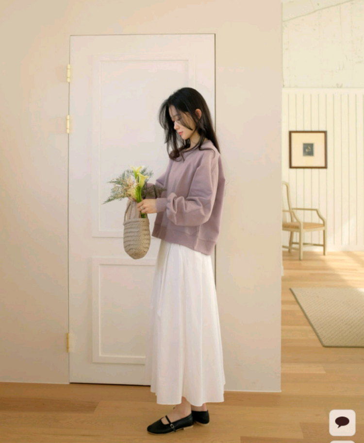 98도씨 OAT 맨투맨 포그라벤더 이미지