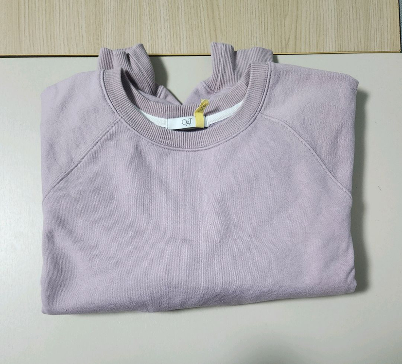 98도씨 OAT 맨투맨 포그라벤더 이미지