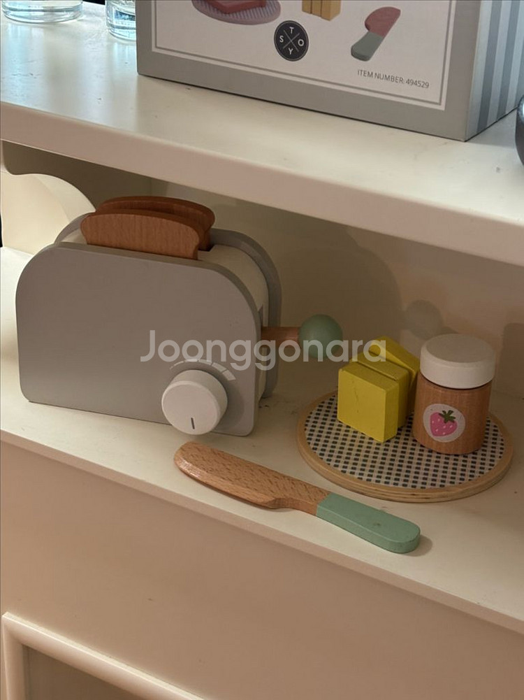 북유럽 원목 브랜드 스토이 - 원목 토스터 세트 빵 장--3