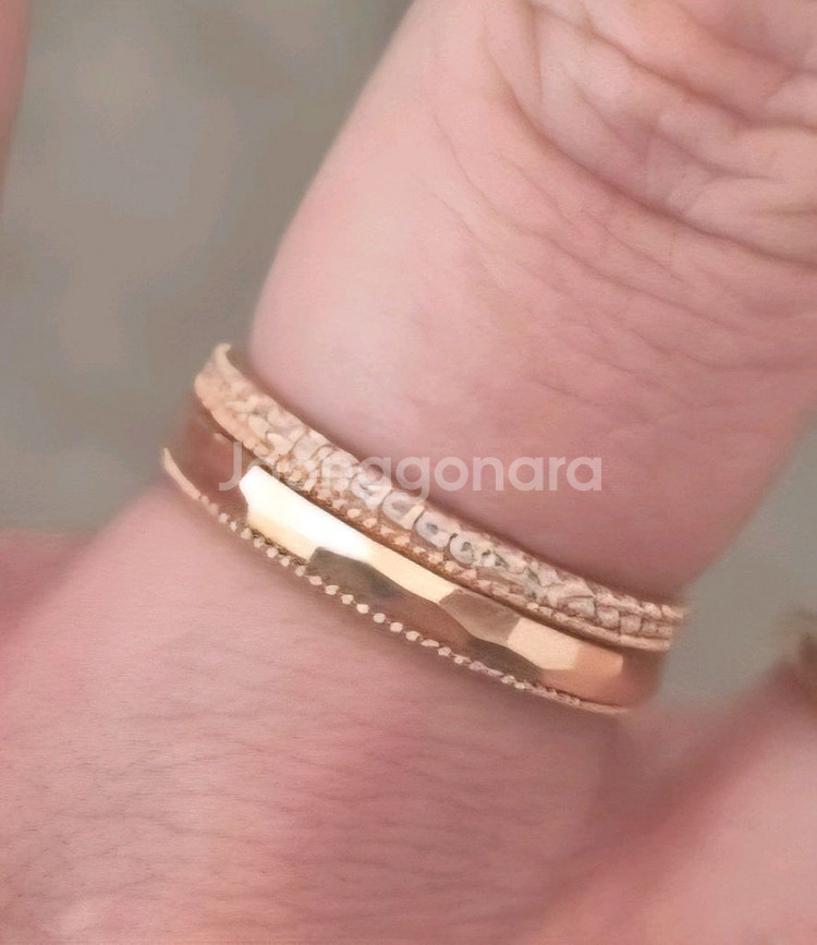 18k 로즈골드반지 3.2g--1