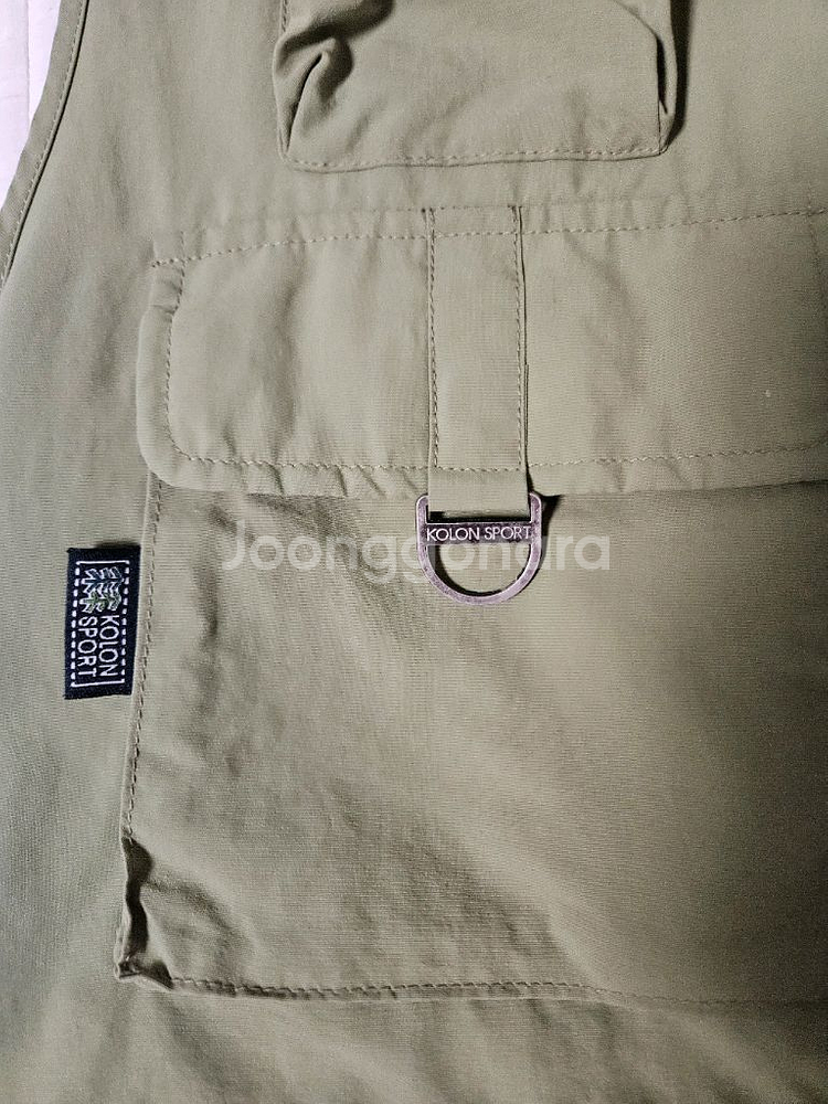 코오롱 지퍼 베스트 등산 조끼 낚시 조끼--5