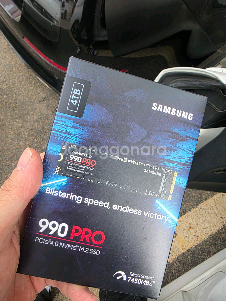 삼성 990 Pro M.2 NVme 4TB SSD미개봉--0