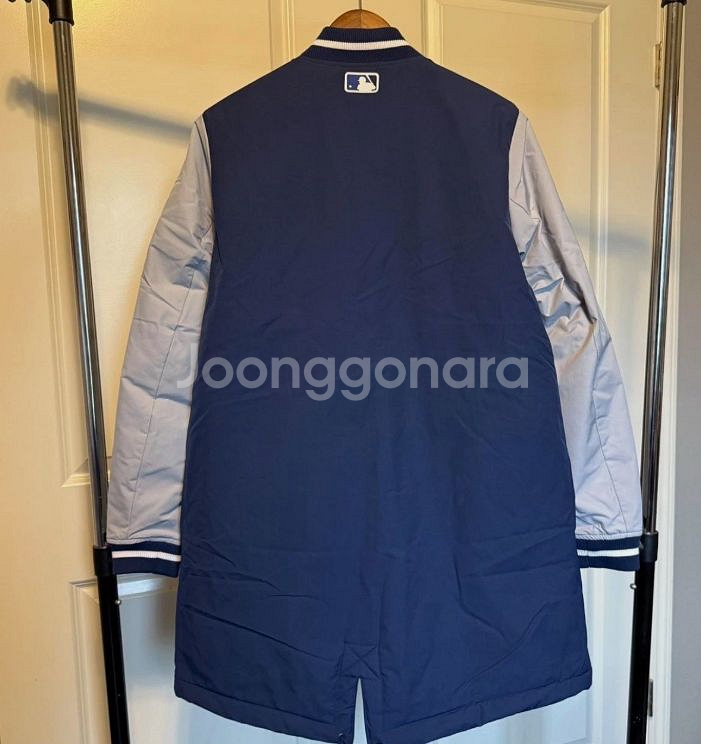 나이키 토론토 블루제이스 덕아웃 롱패딩 점퍼 S(95)--3