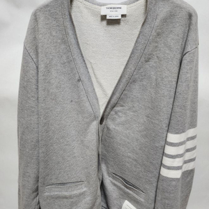 (4사이즈) 톰브라운 사선완장 브이넥 코튼 가디건
