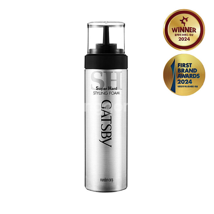 GATSBY 갸스비 슈퍼하드 스타일링 폼 185g--0