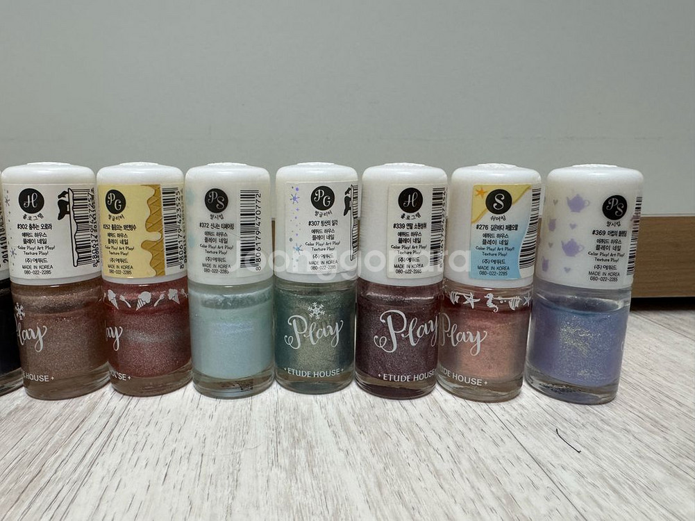 에뛰드 단종 매니큐어 묶음 판매--0