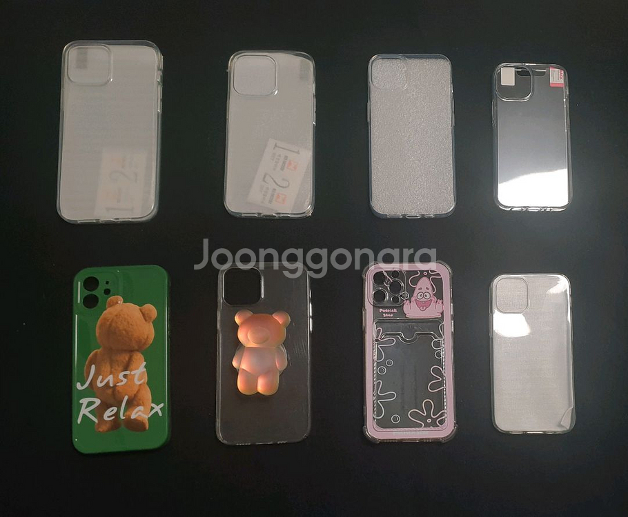 아이폰 케이스 젤리 강화유리 팝니다--3