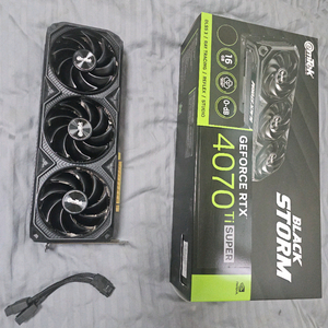 이엠텍 rtx4070 ti super black
