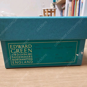 에드워드 그린 도버 스웨이드 언라인드 새상품 팝니다