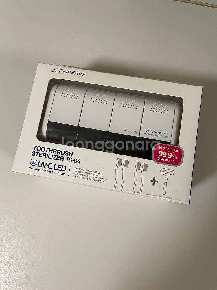 울트라웨이브 칫솔 살균기 TS-04 새상품--0