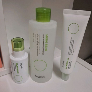 비플레인 녹두 세럼+라하토너+수딩크림