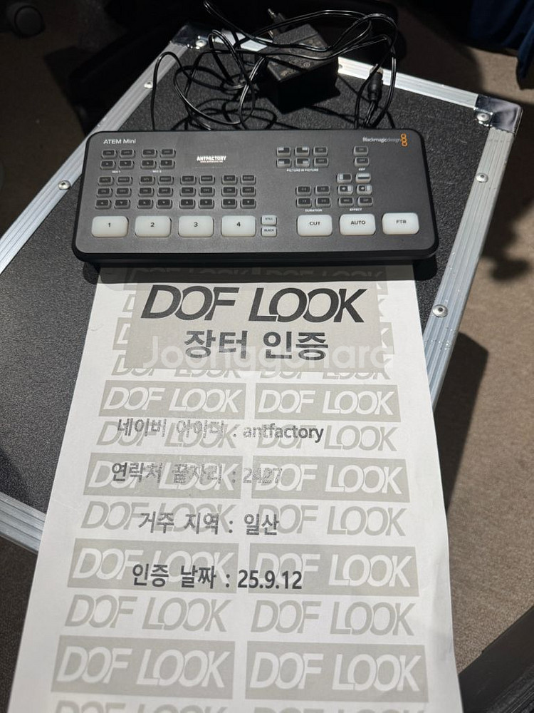 블랙매직디자인스위처 미니 판매힙니다--2