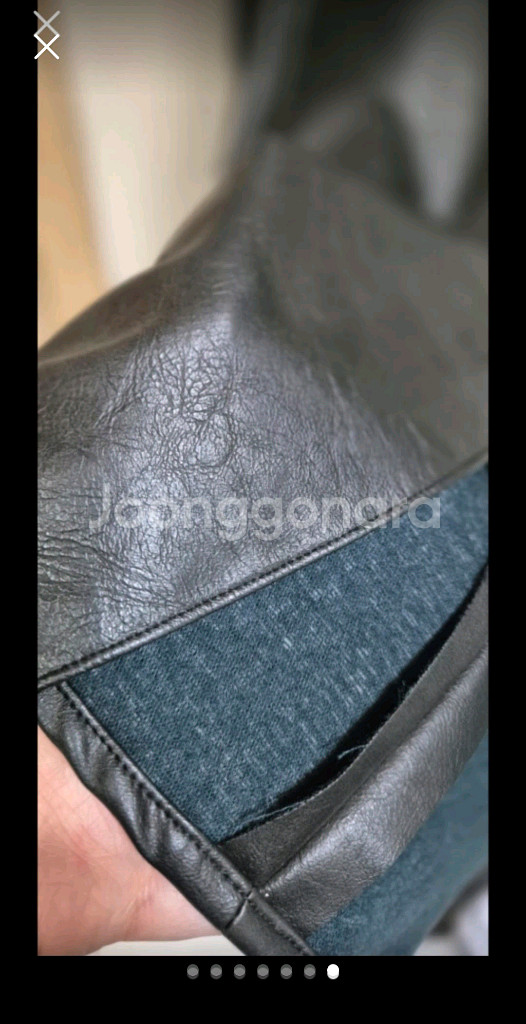 가죽 롱스커트--6