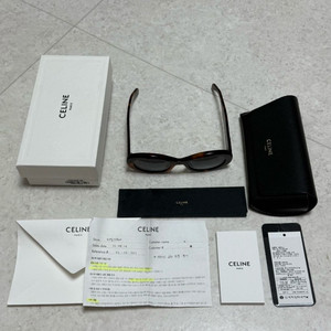 셀린느 아세테이트 트리옹프 01 블론드하바나 선글라스